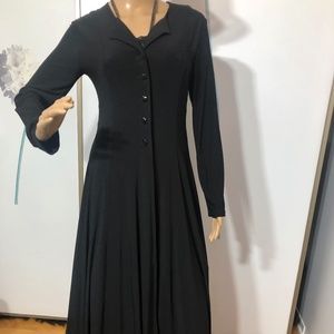 Long black cardigan